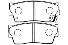 Колодки тормозные, комплект, передние для NISSAN SENTRA VII (B17) 1.6 2014-, код двигателя HR16DE, V см3 1598, кВт 86, л.с. 117, бензин, SUZUKI 5581080J51